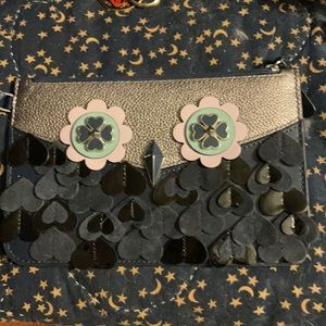Kate Spade OWL wristlet EUC